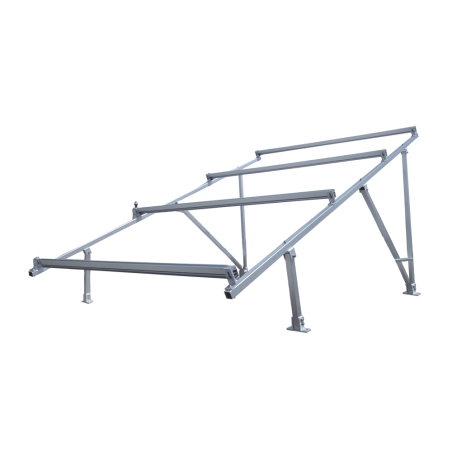 Montaje de aluminio en techo o piso de concreto para arreglo 2 x 2 mód