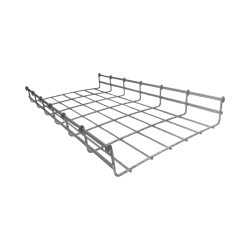 Charola tipo malla 54/300 mm bimetálica para instalación en exterior o interior, extrema resistencia y durabilidad. Hasta 258 ca