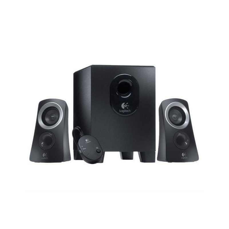 Bocinas Logitech Z313 negras 2.1 25 watts RMS PC/Mac/MP3/iPod/DVD