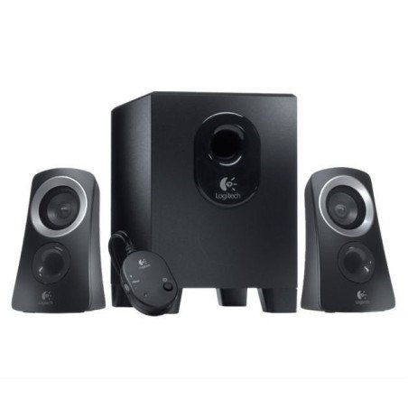Bocinas Logitech Z313 negras 2.1 25 watts RMS PC/Mac/MP3/iPod/DVD