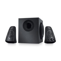 Bocinas Logitech Z623 negras 2.1 thx 200 watts rms PC/Mac/mp3/iPod/DVD