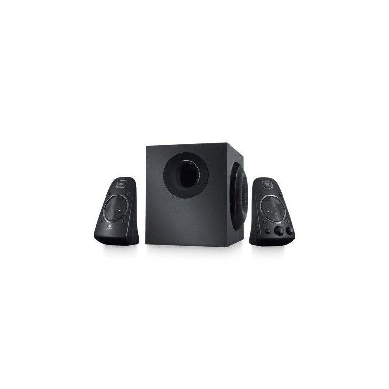 Bocinas Logitech Z623 negras 2.1 thx 200 watts rms PC/Mac/mp3/iPod/DVD