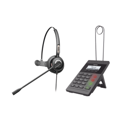 Kit Fanvil para Call Center incluye teléfono IP X2CP Y diadema HT201