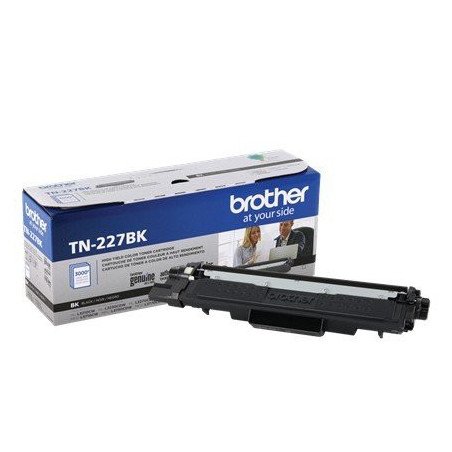 Tóner Brother TN227BK - Laser, Negro, 3000 páginas, Negro, HL-L3210CW, HL-L3230CDW, HL-L3270CDW, HL-L3290CDW, MFC-L3710CW, MFC-L
