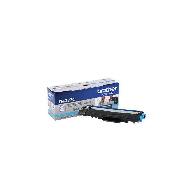 Tóner Brother TN227C - Laser, Negro, 2300 páginas, Cian, HL-L3210CW, HL-L3230CDW, HL-L3270CDW, HL-L3290CDW, MFC-L3710CW, MFC-L37 Tóner Brother TN227C - Laser, Negro, 2300 páginas, Cian, HL-L3210CW, HL-L3230CDW, HL-L3270CDW, HL-L3290CDW, MFC-L3710CW, MFC-L37