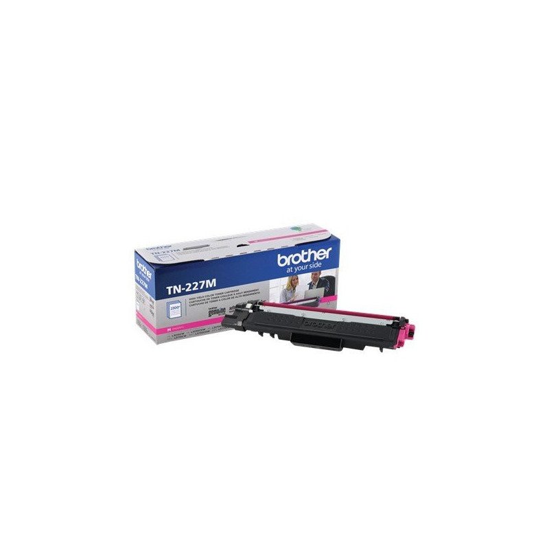 Tóner Brother TN227M - Laser, Negro, 2300 páginas, Magenta, HL-L3210CW, HL-L3230CDW, HL-L3270CDW, HL-L3290CDW, MFC-L3710CW, MFC-