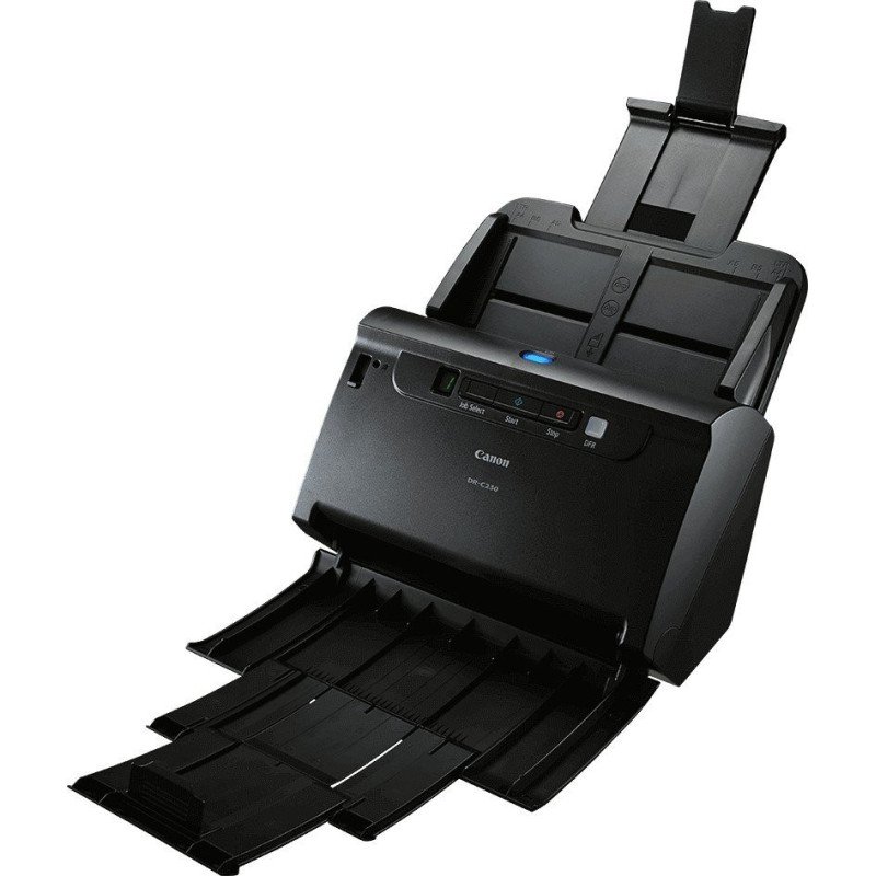 Scanner Canon imageFORMULA DR-C230, 30 ppm b/n y color, 3500 escaneos diarios, adf 60 hjs