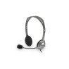Diadema Logitech H111 gris (un solo conector de 3.5 mm) Mac/Linux/Smartphone