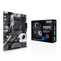 Tarjeta madre Asus Prime X570-P, AMD, Socket AM4, AMD Ryzen, DDR4-SDRAM, DIMM, 128 GB