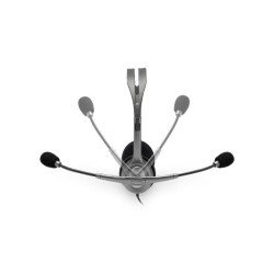 Diadema Logitech H111 gris (un solo conector de 3.5 mm) Mac/Linux/Smartphone
