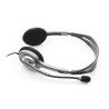 Diadema Logitech H111 gris (un solo conector de 3.5 mm) Mac/Linux/Smartphone