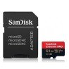 Memoria SanDisk extreme pro 64GB micro SDXC 170MB/s 4k clase 10 a2 v30 con adaptador