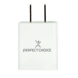 Adaptador de carga rápida 2.4 Perfect Choice PC-240372 - blanco, adaptador de corriente