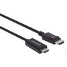 Cable DisplayPort - HDMI M-M 4K 3.0m