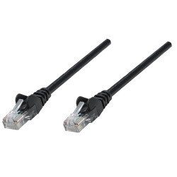 Cable de red Intellinet 741552 - 5 m, RJ-45, RJ-45, Macho/Macho, Negro