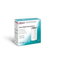 Sistema Mesh Wifi TP-Link TP-Link Deco E4(1-Pack) - 2.4 - 5 GHz, 2, 2 Antenas Internas, 867 Mbps, Blanco