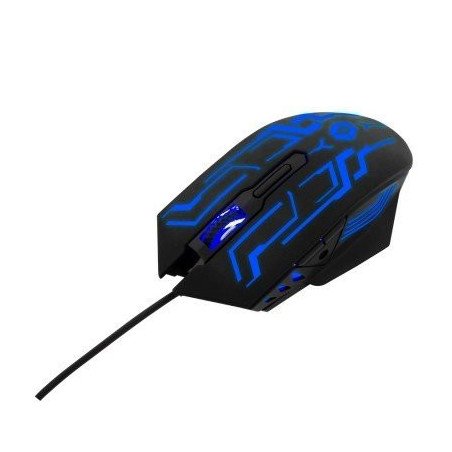 Mouse gamer alámbrico USB RGB Vortred by Perfect Choice negro