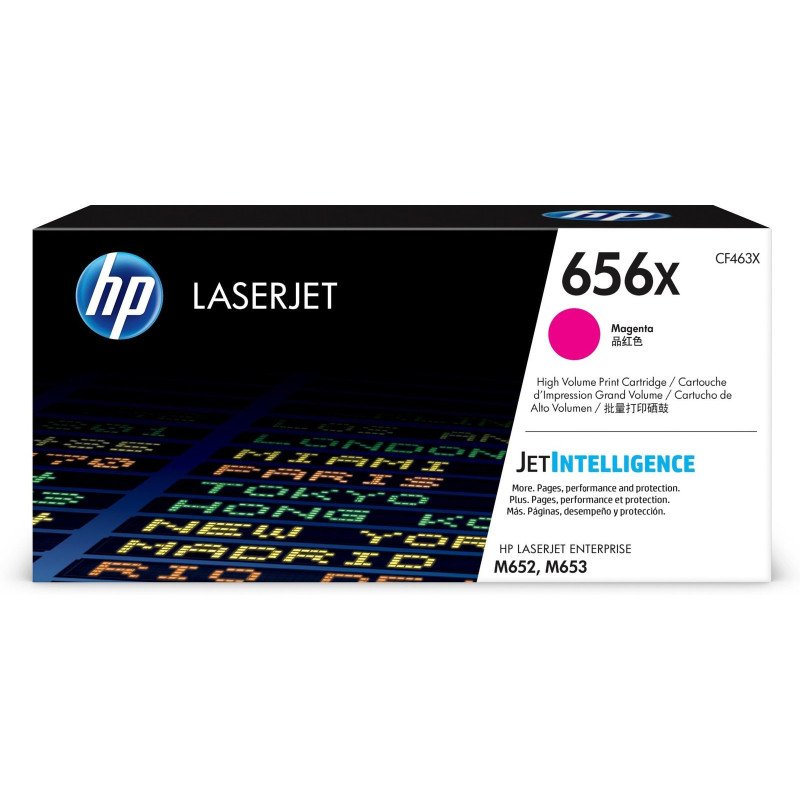Cartucho Tóner HP Magenta 656X - Láser Cartucho Tóner HP Magenta 656X - Láser