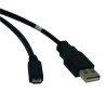 Cable USB 2.0 de Alta Velocidad Tripp-Lite U050-006 - USB A, Micro-USB