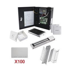 Kit de Control de Acceso con TARJETA para 1 Puerta con lector de Entra
