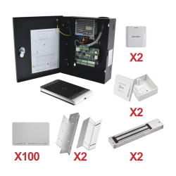 Kit de Control de Acceso con TARJETA para 2 Puertas, TODO INCLUIDO, So
