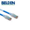 Patchcord UTP cat6a Belden CAD1106007 diámetro reducido 28 AWG 2.1 mts azul
