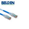 Patchcord UTP cat6a Belden CAD1106007 diámetro reducido 28 AWG 2.1 mts azul