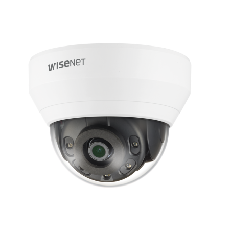Cámara IP tipo domo interior 5 megapíxel, lente 2.8 mm, IR 20m, WDR 120db, h.265 & wisestream