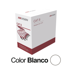 Bobina de cables UTP 305 mts, cat6, CCA, 24 AWG, PVC, uso en interior