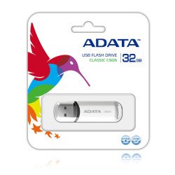 Memoria Adata 32GB USB 2.0 C906 blanco