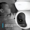 Cámara wifi panorámica TP-Link TAPO C200 - interior y exterior, Full HD 1080p, 15 fps, 4 mm