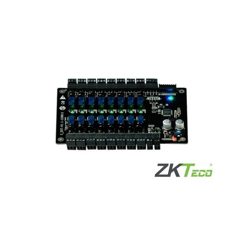 Tarjeta de expansion ZKTeco ex16 controla 16 pisos RS485 req panel ec1