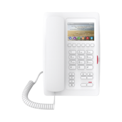 Teléfono para hotelería, profesional de gama alta con pantalla LCD de 3.5 pulgadas a color, 6 teclas programables para servicio