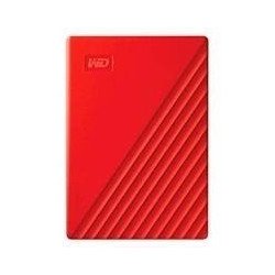Disco duro externo portátil 2TB WD My Passport rojo 2.5, USB3.0, copia local, encriptación, Win