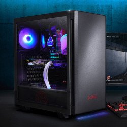 Gabinete GAMER Adata INVADER - Media torre, SPCC, ATX, Micro-ATX, Mini-ITX, Negro