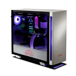 Gabinete GAMER Adata INVADER - Media torre, SPCC, ATX, Micro-ATX, Mini-ITX, Negro