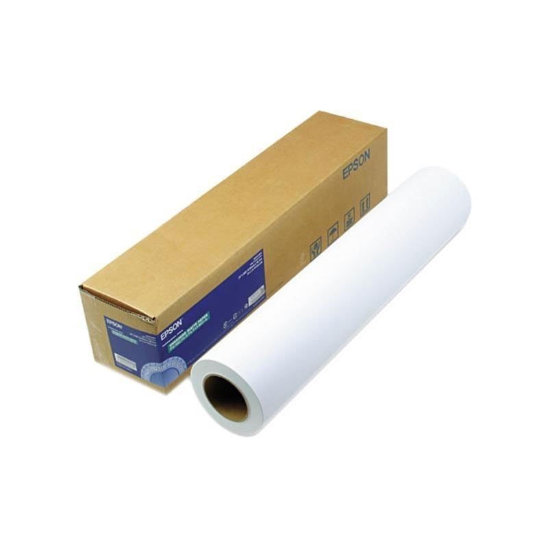 Rollo de papel bond mate Epson, 24" x 100' Roll, 24" (61 cm), 1200.8" (30.5 m)