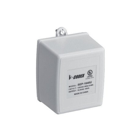 Transformador de 16.5 vca 40va.