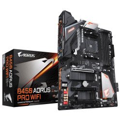 Tarjeta madre Gigabyte B450 AORUS PRO WIFI, AM4, DDR4