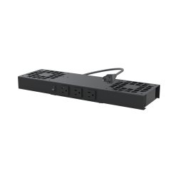 Kit de 2 Ventiladores (12 x 12 cm) con 3 Tomas de Corriente 110 Vca/50