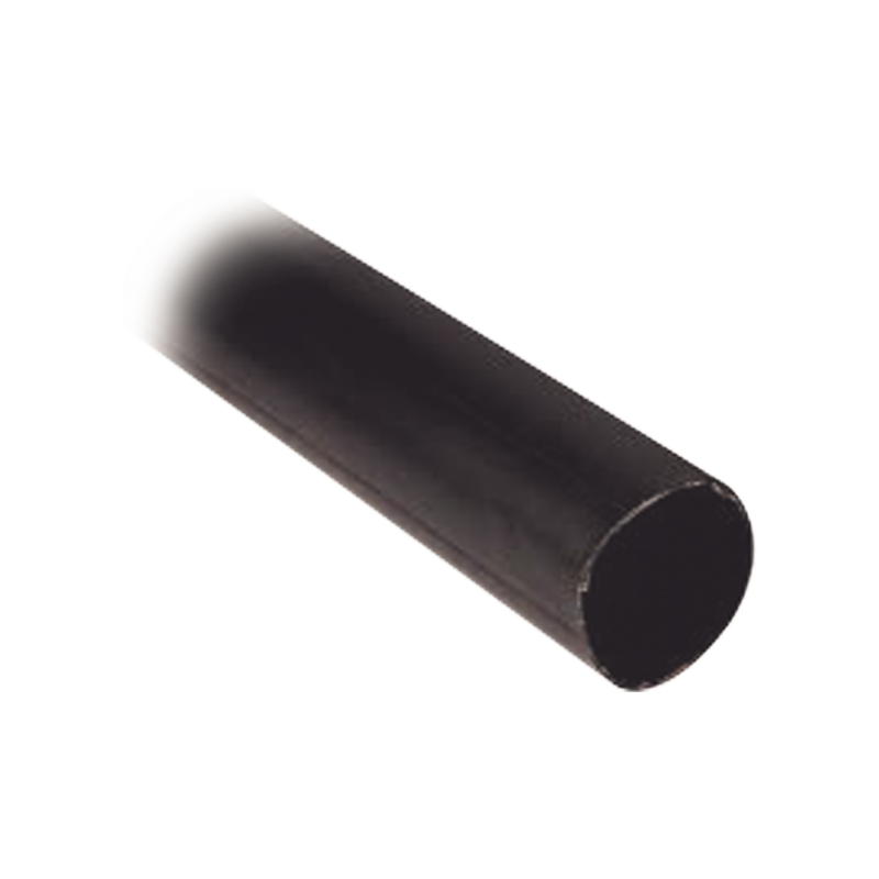 Tubo Termoencogible (Termofit) Negro de 1.2 m, 1.5" de Diámetro, Reduce de 2:1, Poliolefina.
