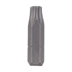 Punta torx tipo T6 hexagonal de 1/4" x 1" de largo