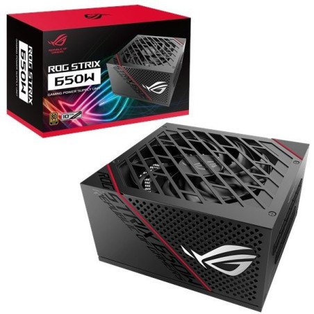 Fuente de poder Asus ROG-Strix-650G, 80Plus Gold, ATX, modular, gamer