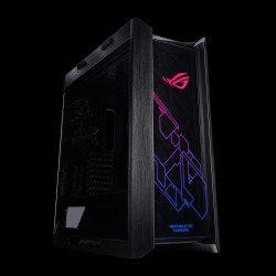 Gabinete Asus ROG Strix Helios, negro, media torre, ATX, micro-ATX, mini-ITX, eATX, vidrio templado, RGB, gamer
