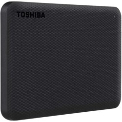 Disco duro externo portátil Toshiba Advance V10, 2TB, USB 3.0 negro para Mac o PC.