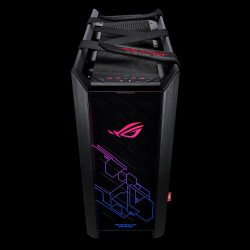 Gabinete Asus ROG Strix Helios, negro, media torre, ATX, micro-ATX, mini-ITX, eATX, vidrio templado, RGB, gamer