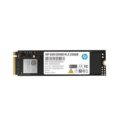 Disco SSD HP EX900 2YY43AA - 250 GB, M.2, 2100 MB/s, 1300 MB/s para PC, Laptop, Ultrabook