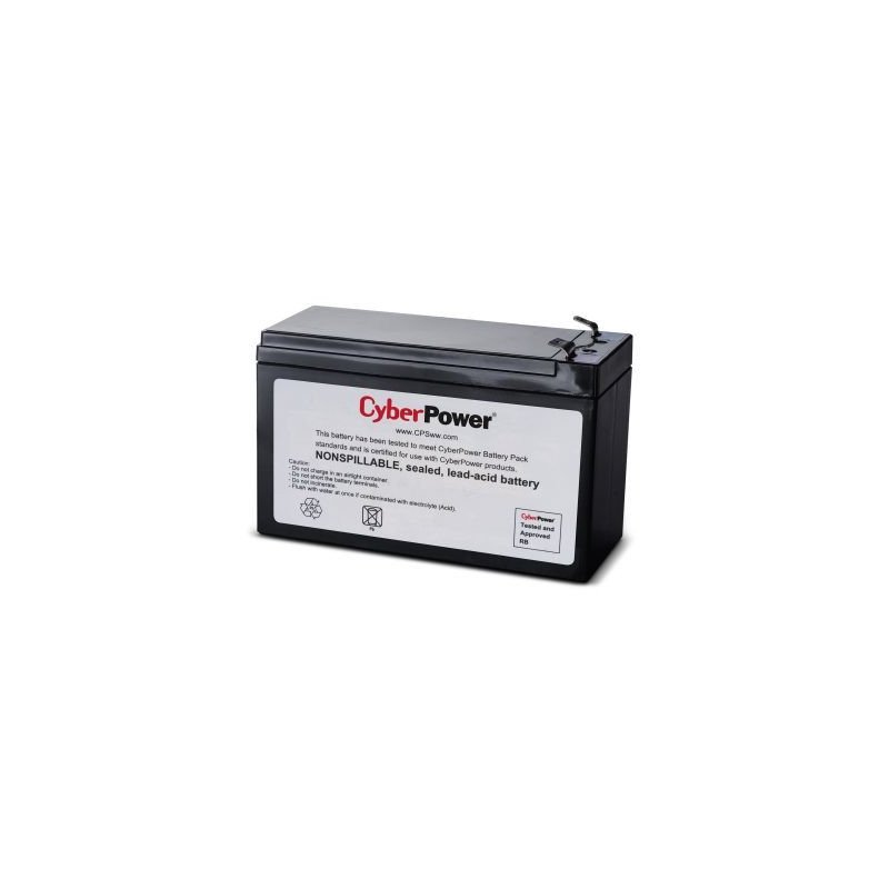 Batería CyberPower (rb1270b) de reemplazo de 12v, 7.2ah. Garantía de 18 meses