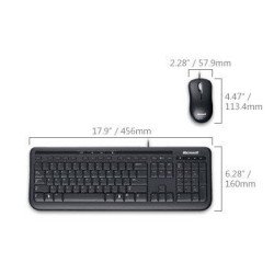 Tec/mouse óptico Microsoft desktop 600 USB blíster