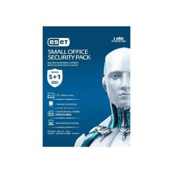 ESD ESET Small office security pack, 5 PCs + 5 Smartphone o Tablet + 1 server + consola, 1 año de vigencia